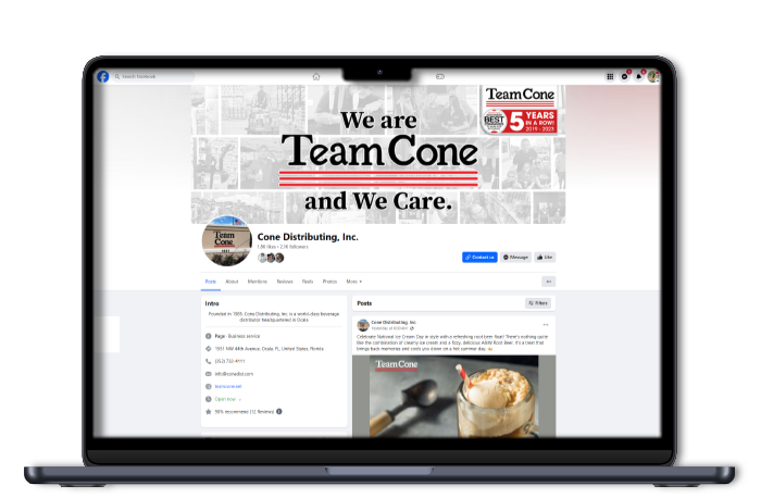 Team Cone Facebook page